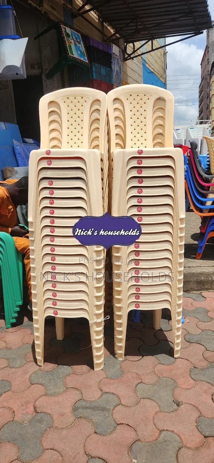 Ivory Plastic Chairs, Strong Plastic Chairs Very Affordable