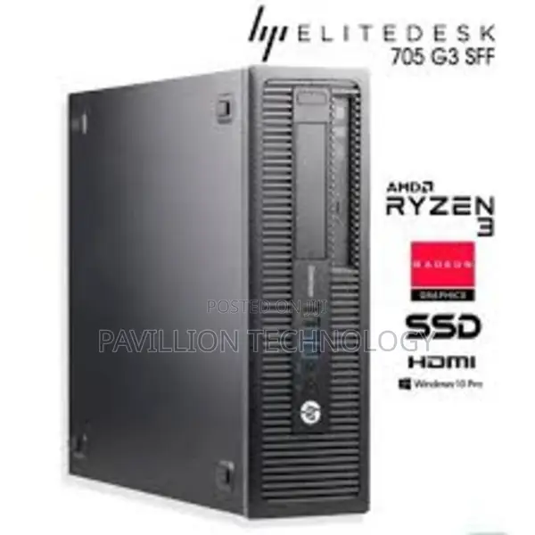 Desktop Computer HP EliteDesk 705 G3 8GB AMD A10 HDD 500GB