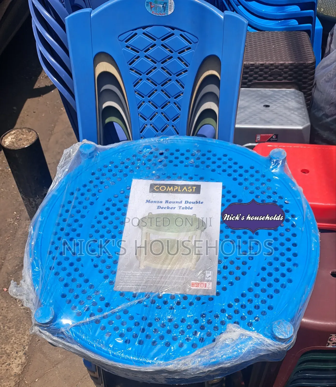 Kitchen Plastic Table With 2 Layers