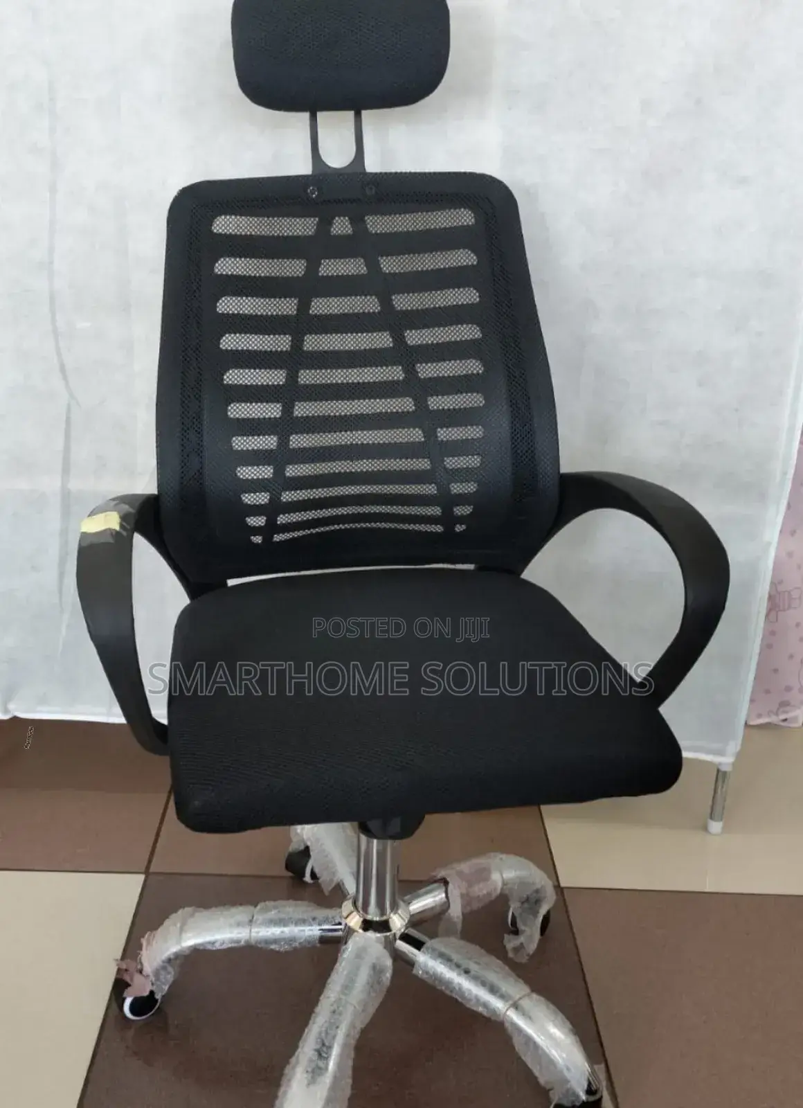 Secretarial Mesh Comfy Office Chair Plus Headrest a/07h