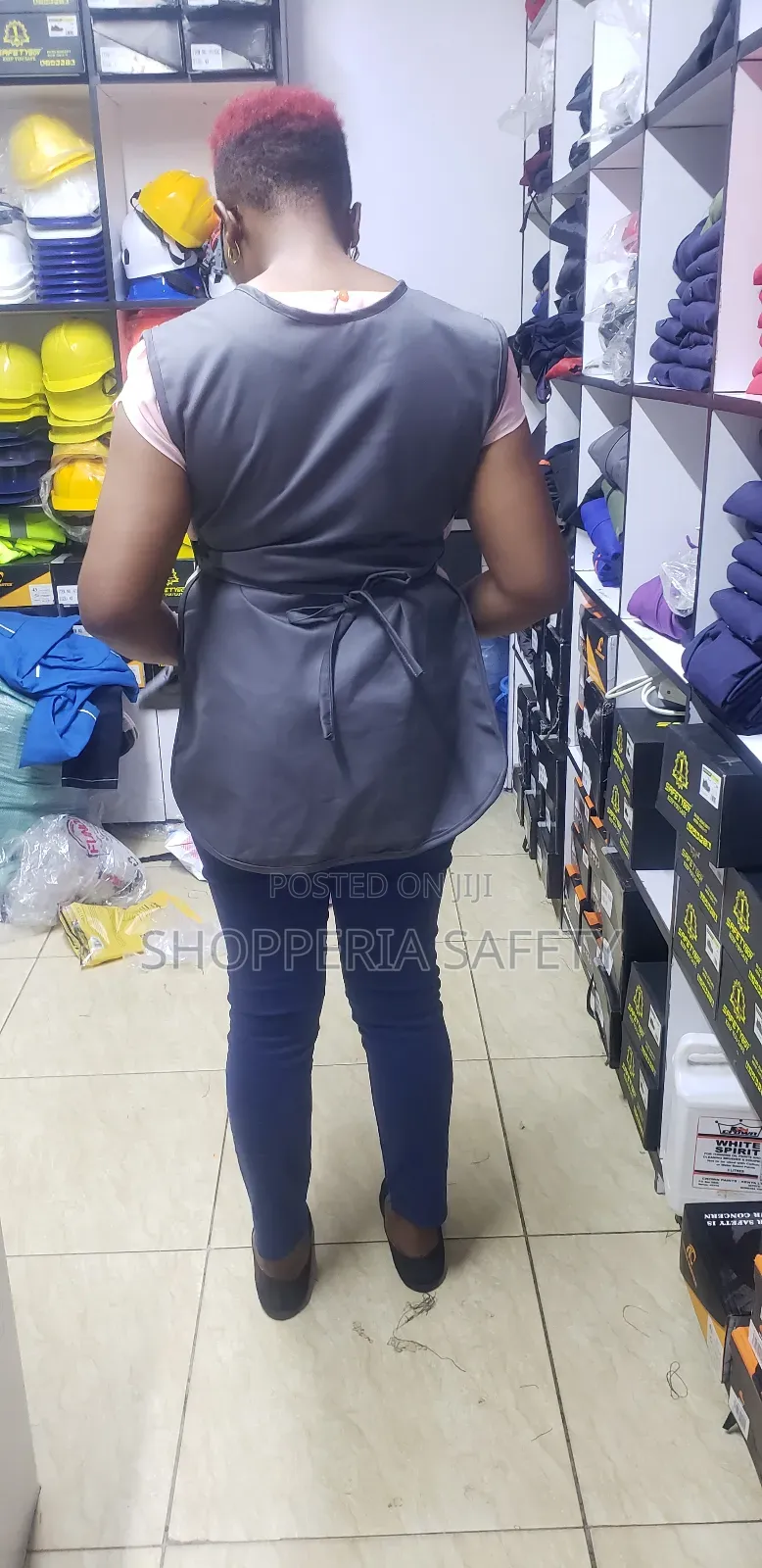 Dark Grey Housekeepers Aprons/ Bibs
