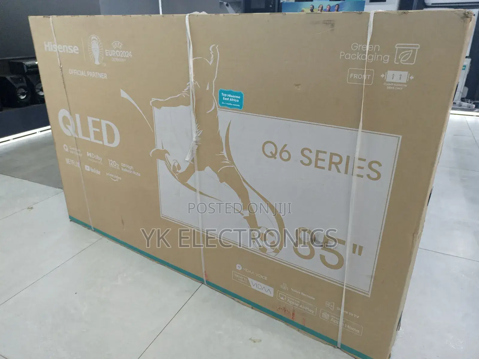 Hisense Tv Qled 85''inches Smart Vidaa - Uhd - 85q6n
