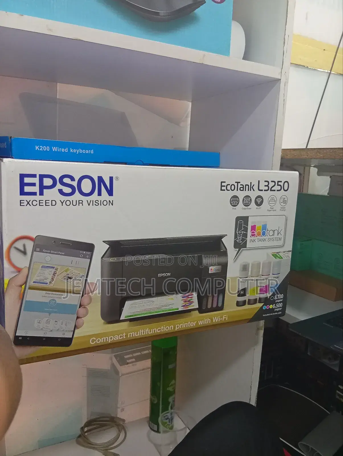 L3250 Wireless^ L3250 Epson A4 Color Ecotank Printer