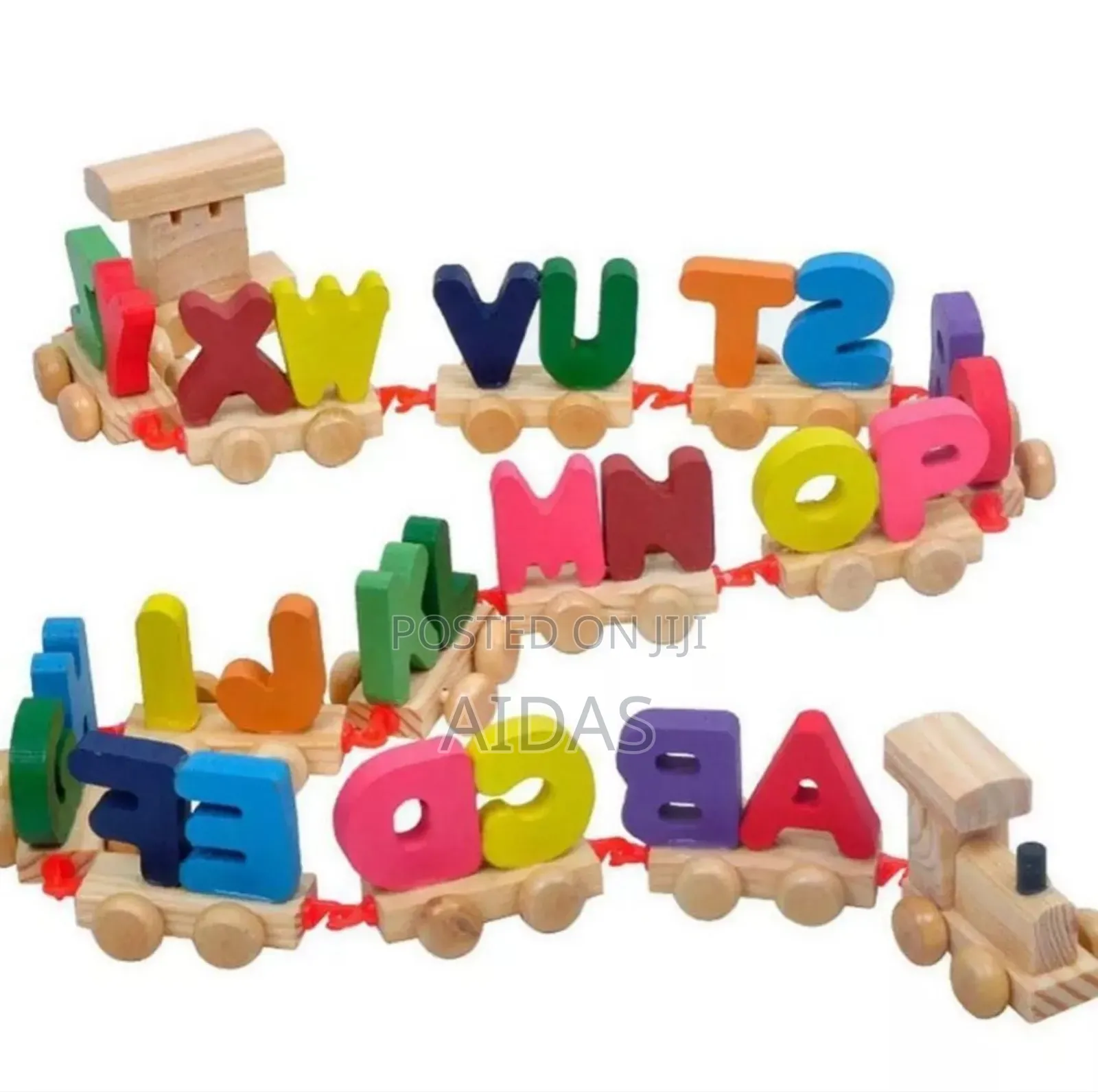 Wooden Letter Train