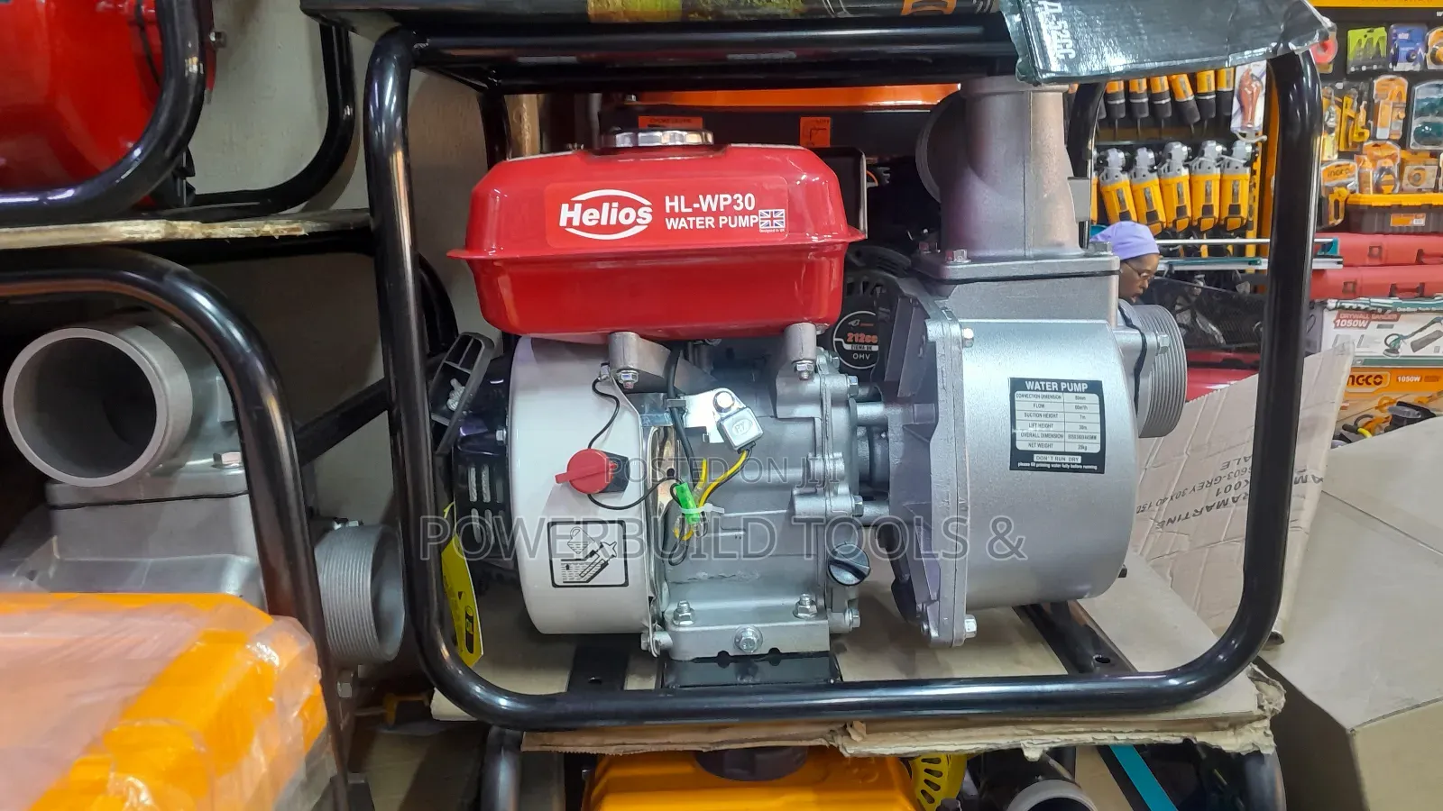 Helios 3" Waterpump Petrol Powered