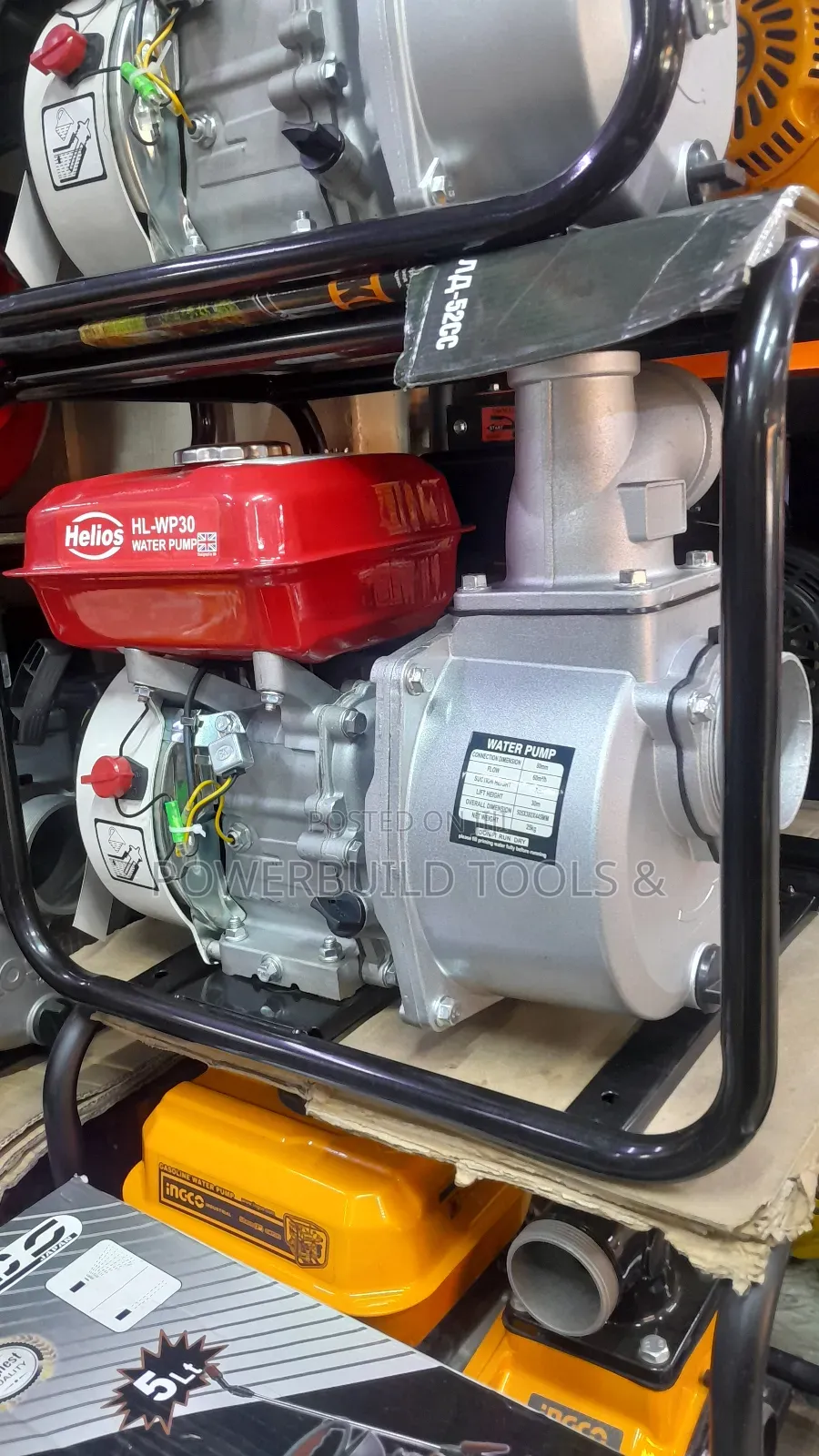 Helios 3" Waterpump Petrol Powered
