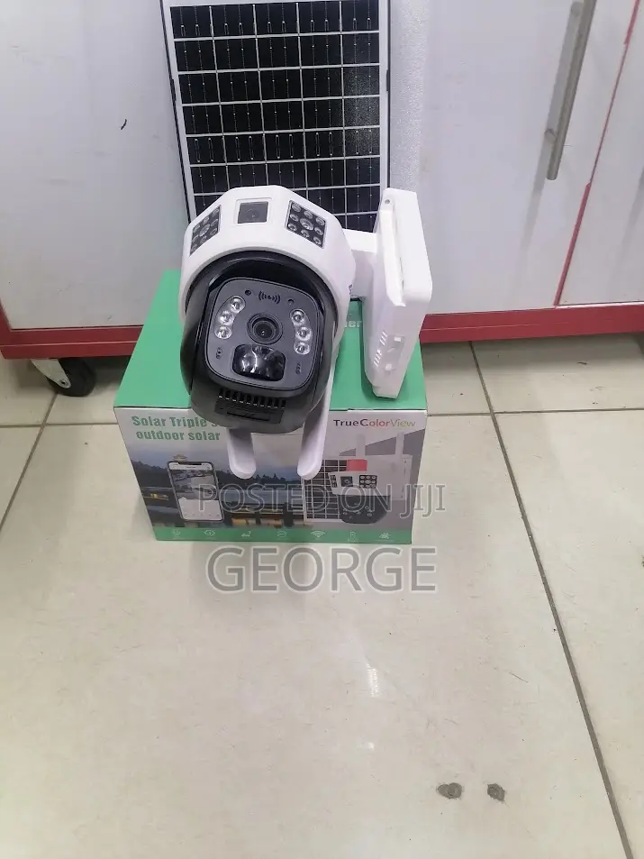 Elegant Quality Dual Lens 4g Smart Solar Camera With Siren