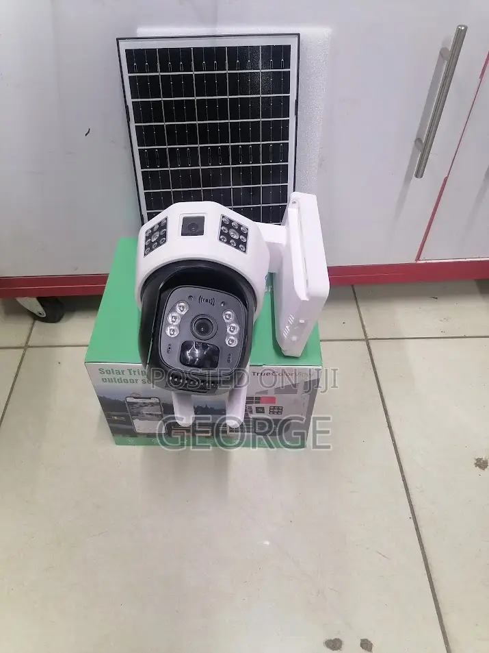 #Quality Dual Lens 4g Smart Solar Camera With Siren