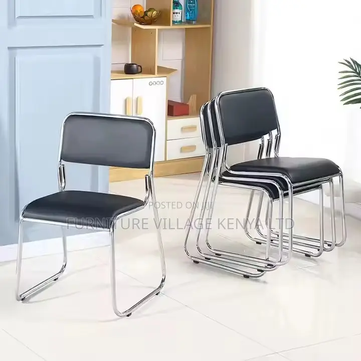 Office Chair : Metallic Leather Office Chair