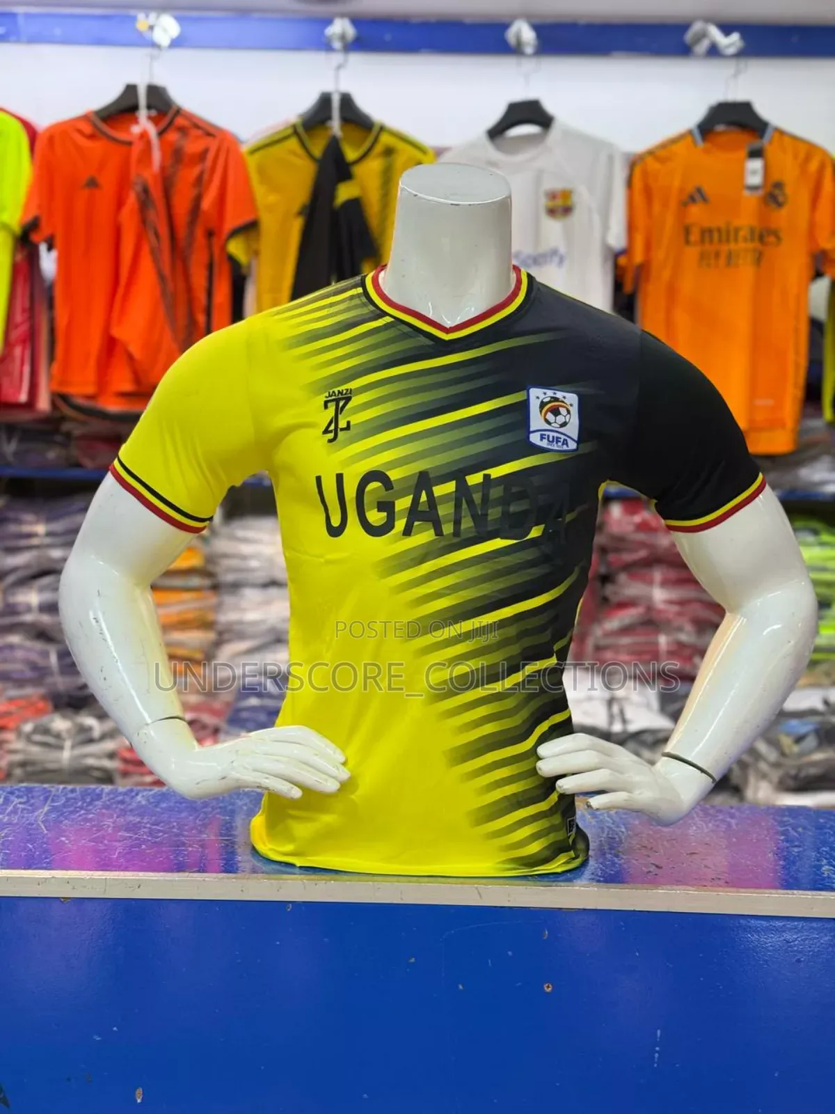 Yellow Ugandan Football Jerseys