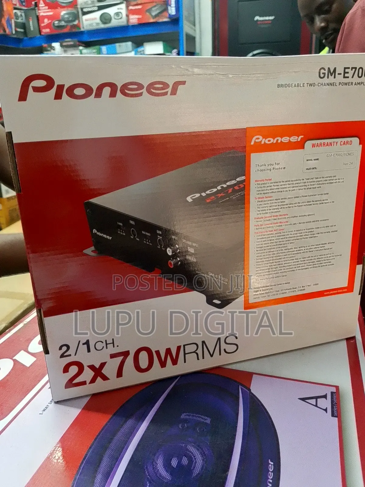 Pioneer Bridgeable 2 Channel Power Amplifier 2*70w