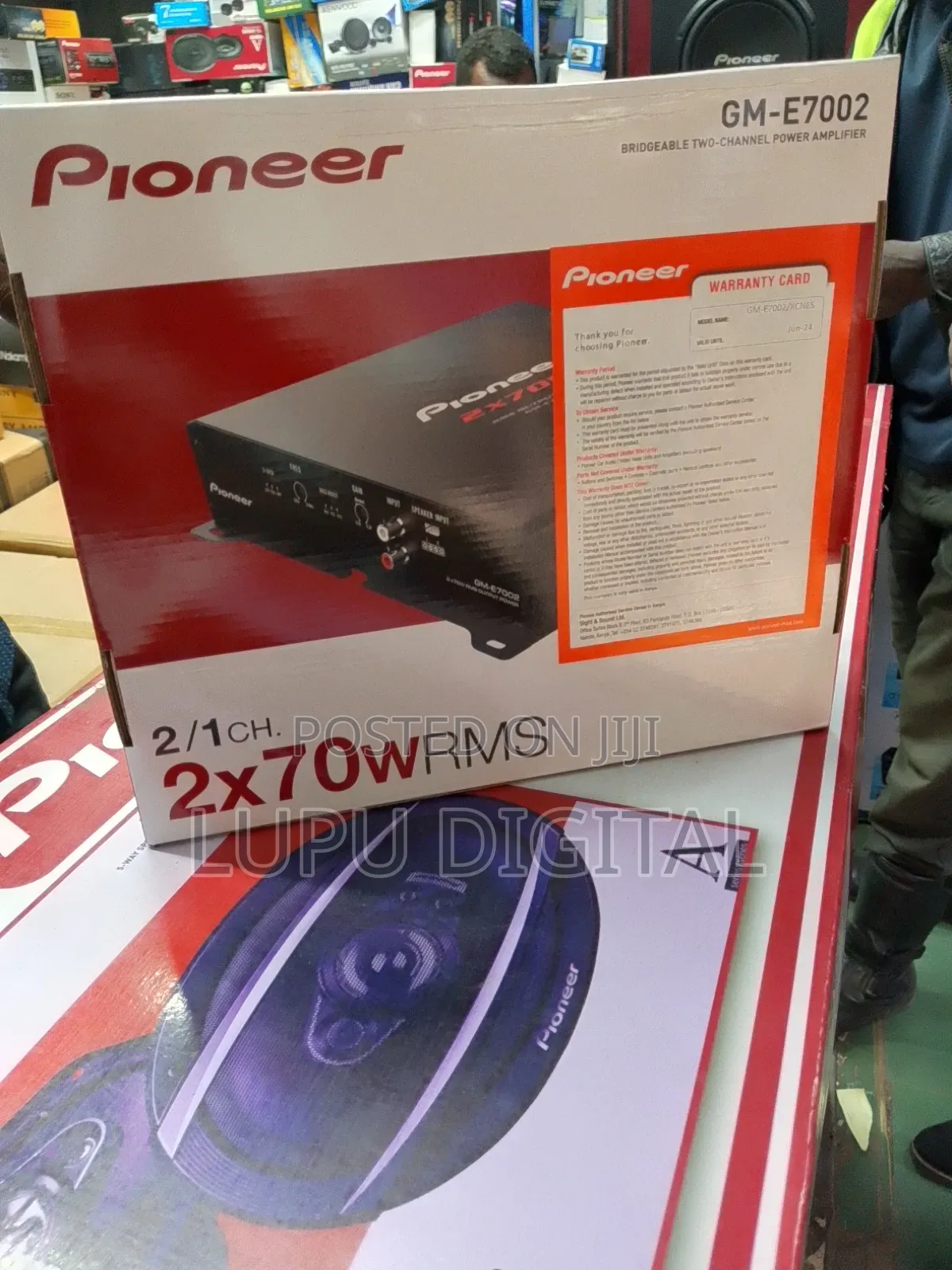 Pioneer Bridgeable 2 Channel Power Amplifier 2*70w