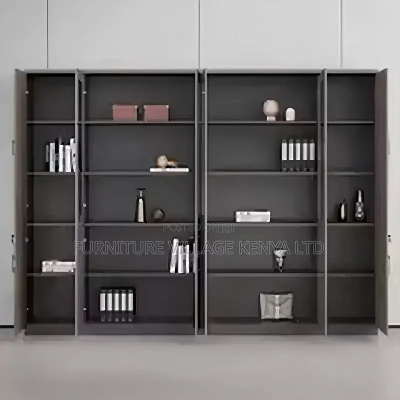 Office Cabinets; 3-Door Executive Wooden Cupboard