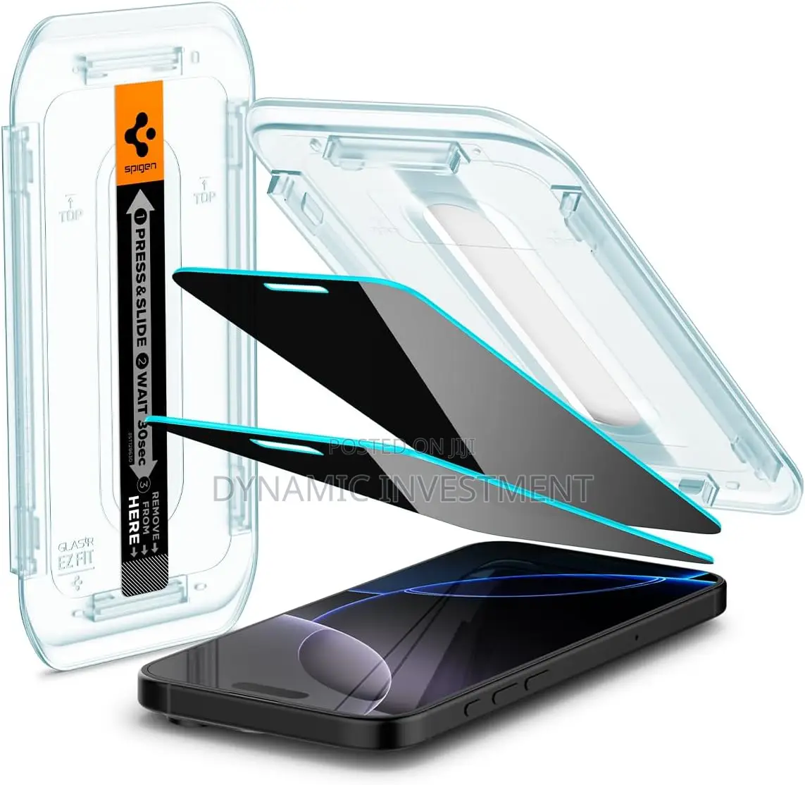 Apple iPhone 16 Pro Max Privacy Auto Fix Glass Protector