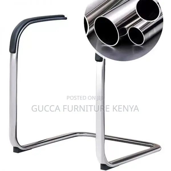 Office Chairs:Boardroom Style Leather Chair With Fixed Arms