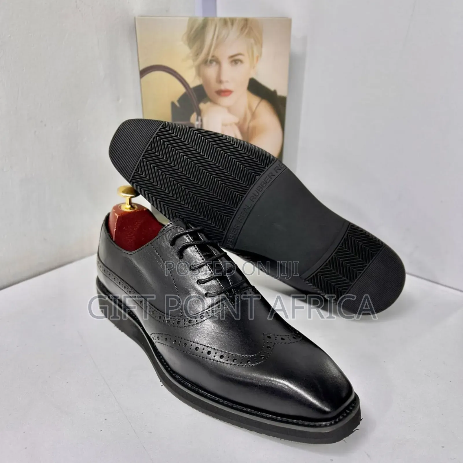 Official Leather Shoes With Rubber Sole