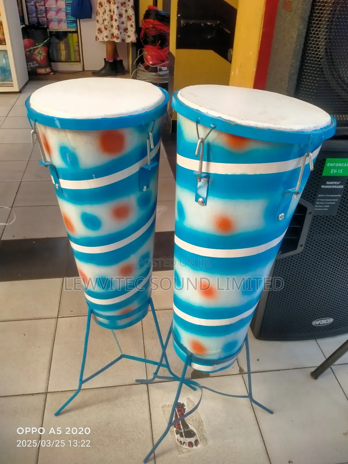 Zebra Pair Drums