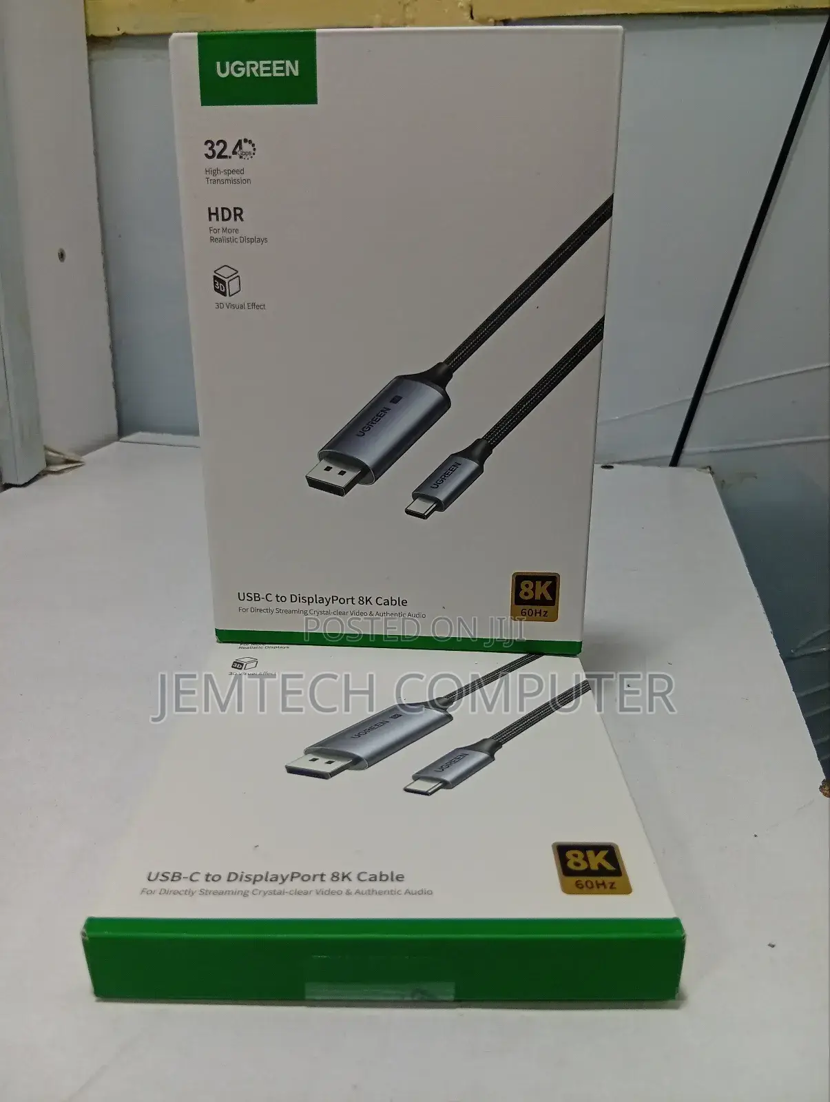 Ugreen Usb-C to Displayport Cable 2m Cable