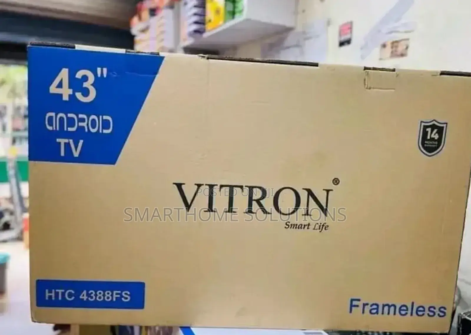 Vitron 43 Inches >Vitron 43 Inches Frameless With Bluetooth