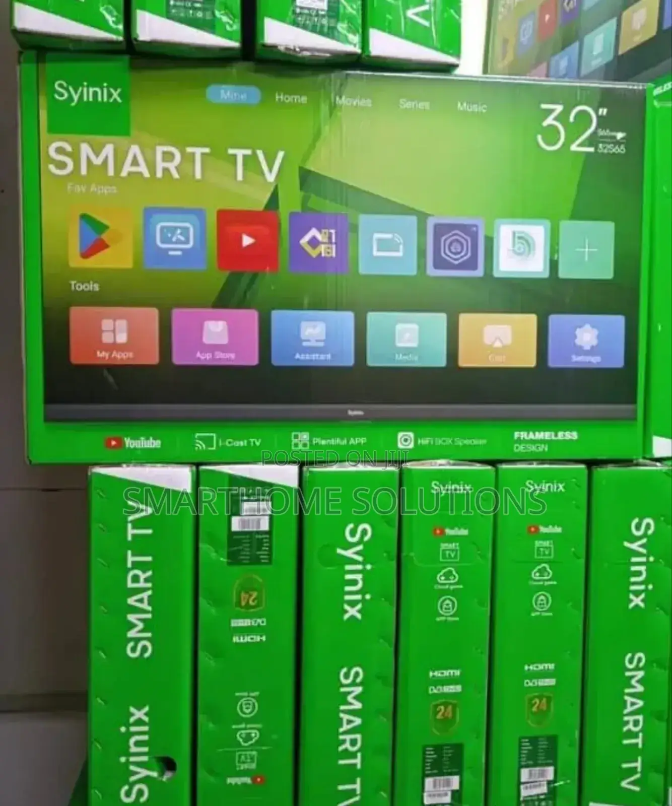 32 Smart Syinix Bluetooth Enabled Icast Digital Tv