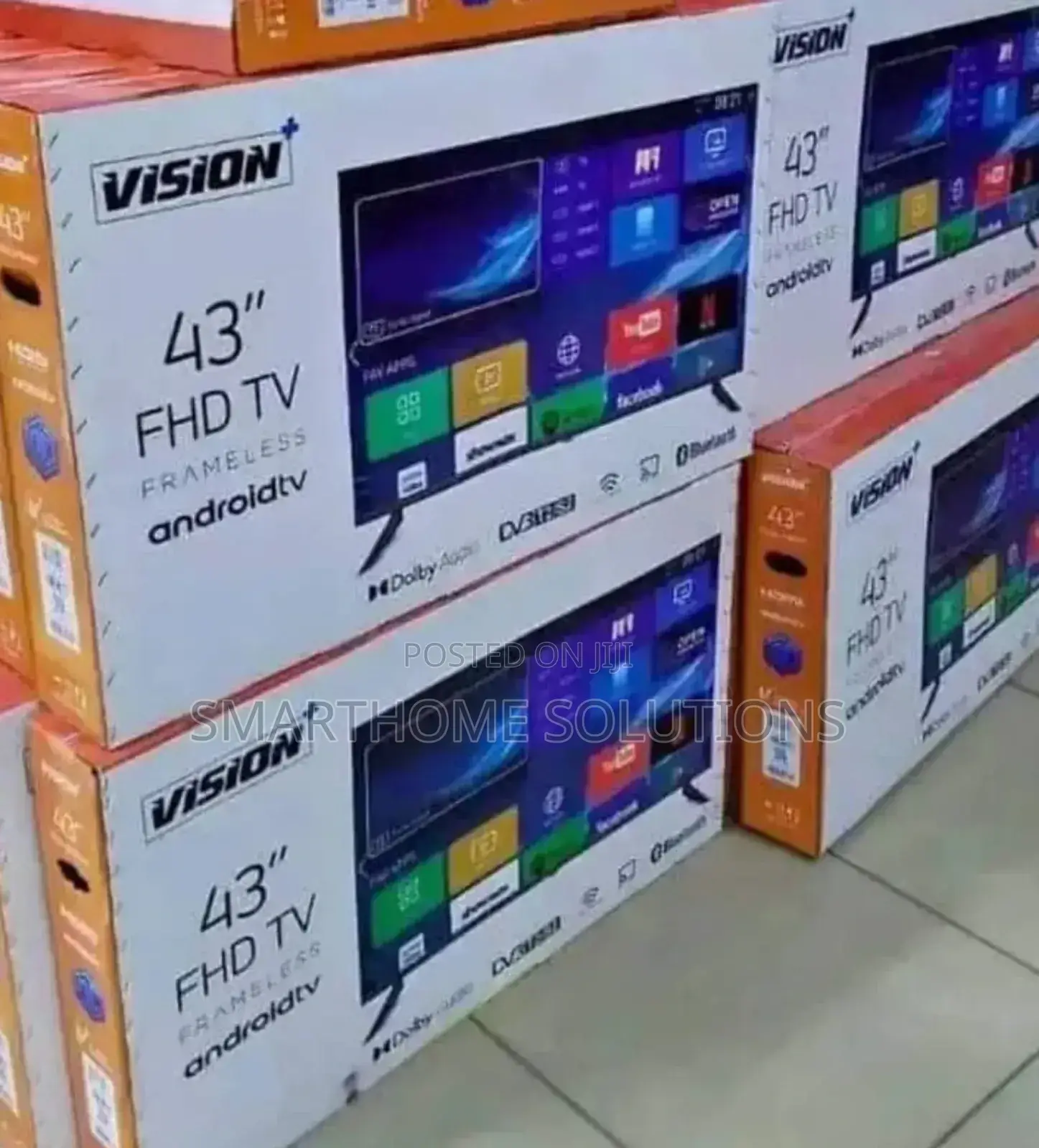 Vision 43 Inches Smart Android Frameless Tv Vision 43inches