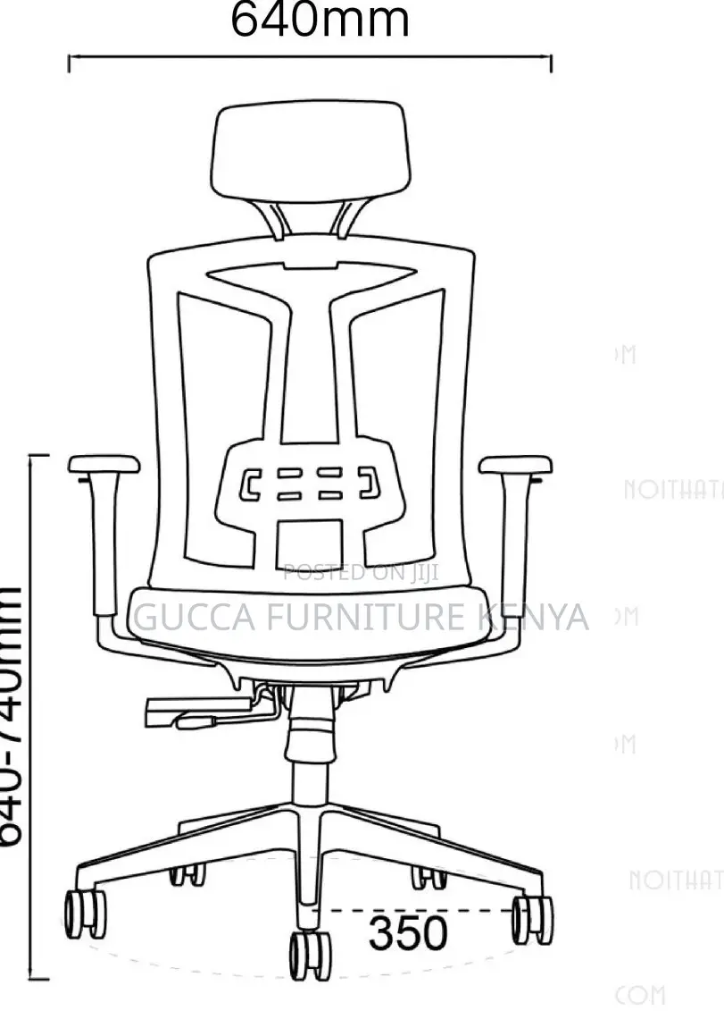 Office Chairs:Premium Reclining Self-Reclining Swivel Chair