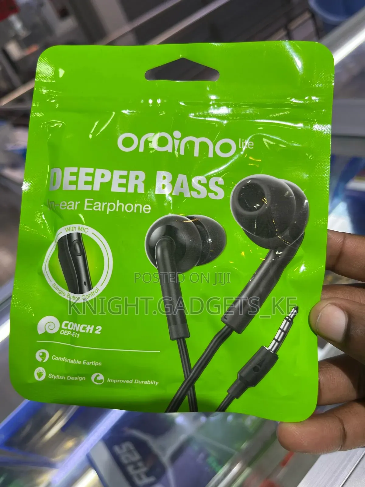 Oraimo Lite Conch 2 Wired Earphones!!
