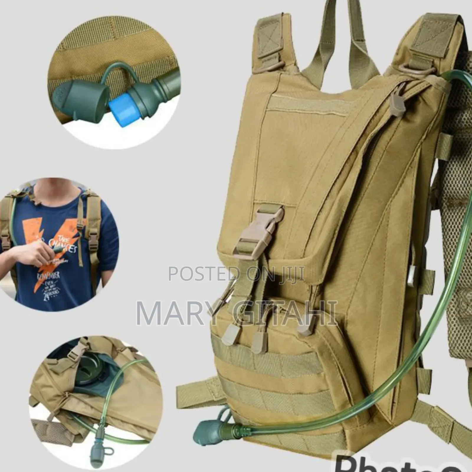 *2 in 1 Hydration Backpack Plus 3litres Insulated Water Bag*