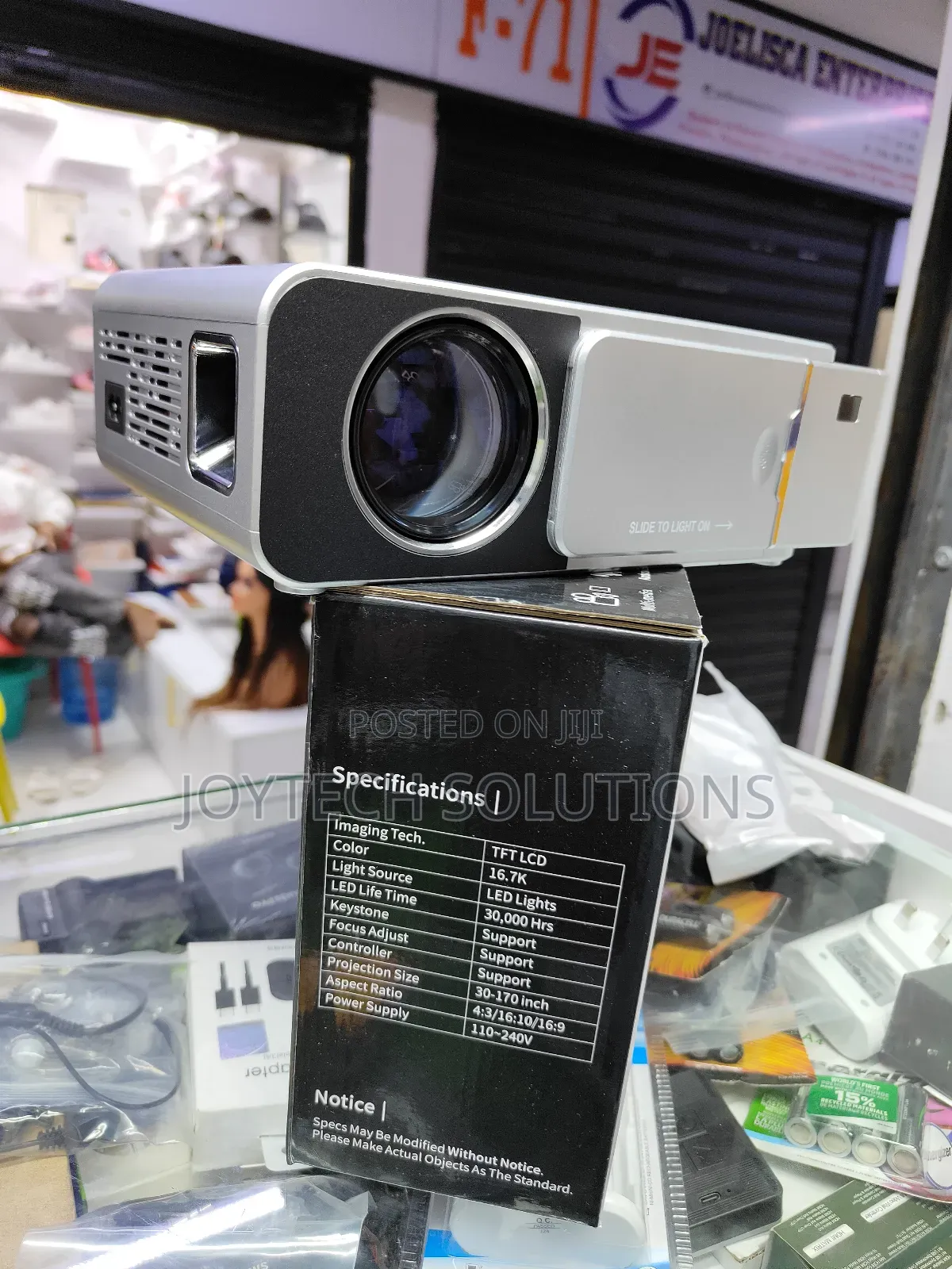T6 Android Hd 3d (800 X 480) 3000 Lumens Smart Projector