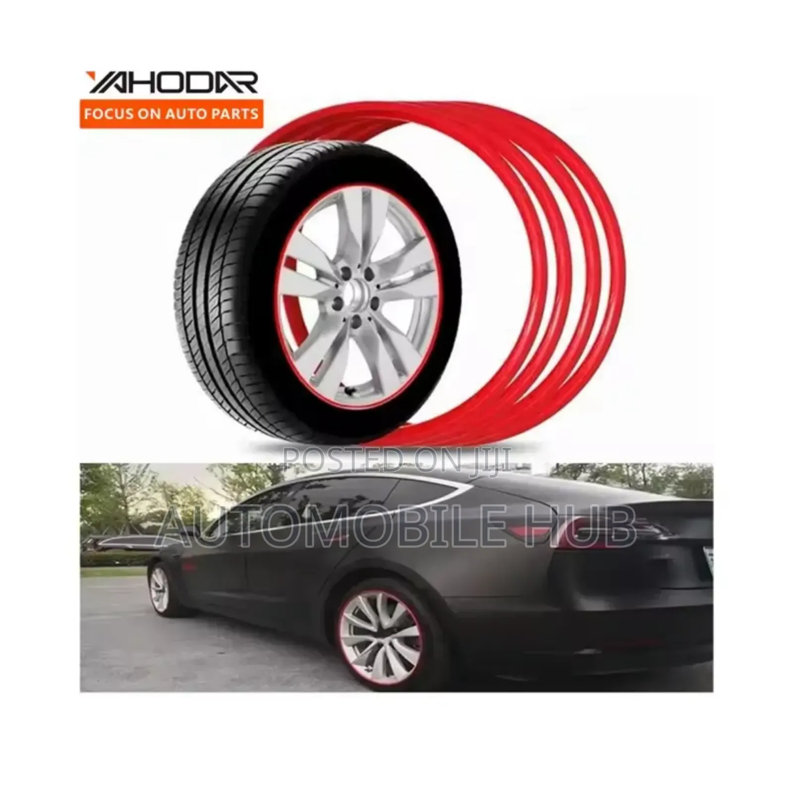 Universal Car Plastic Rim Guard - Wheel Rim Guard