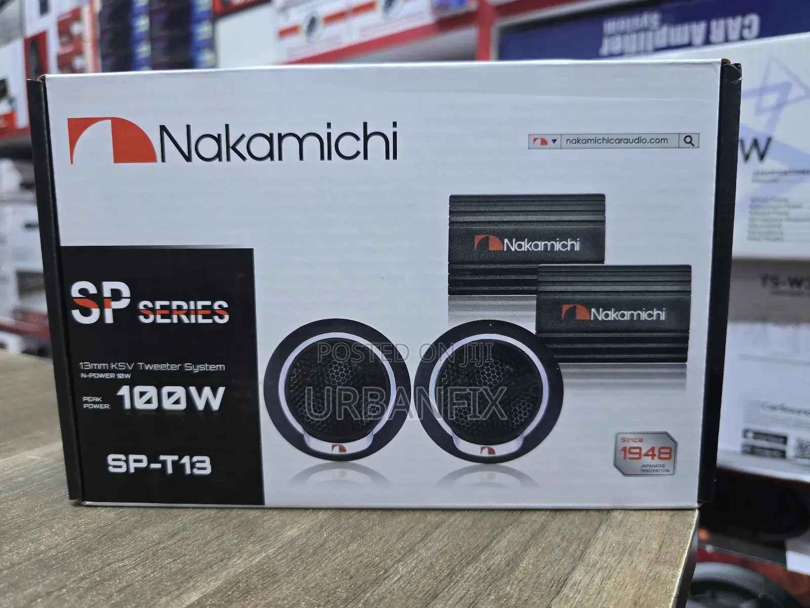 Nakamichi 13mm 100watts Sp-T13 Dome Tweeters- A Pair