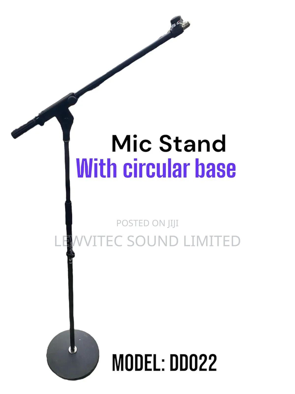 Circular Bass Mic Stand