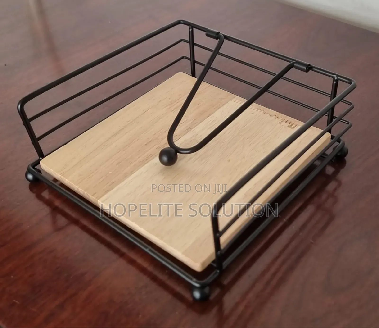 Bamboo Base Saviette Holder