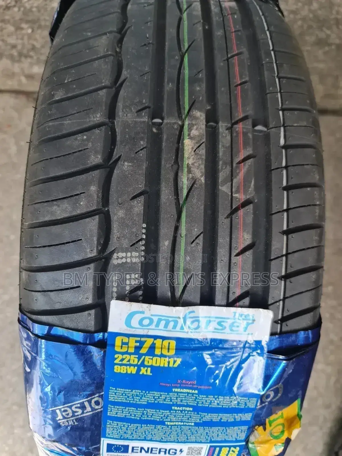 225 /50 R17 Comforser Tyres (Cf 710) New Technology.