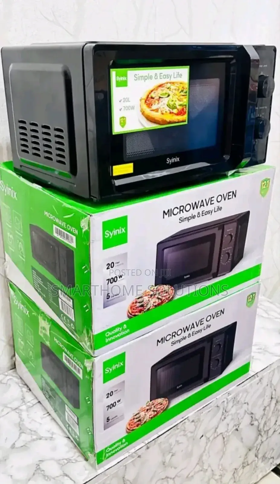 Syinix 20 Litres Manual Microwave Oven With Knob