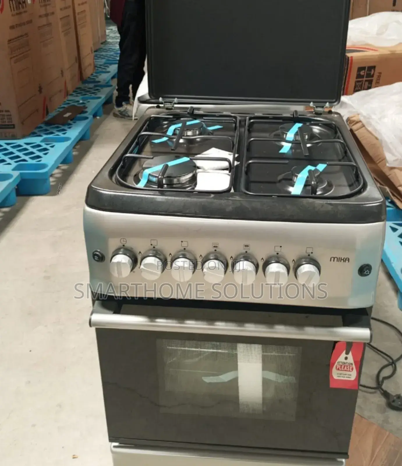 50*55 Mika Full Gas Free Standing Cooker M/K