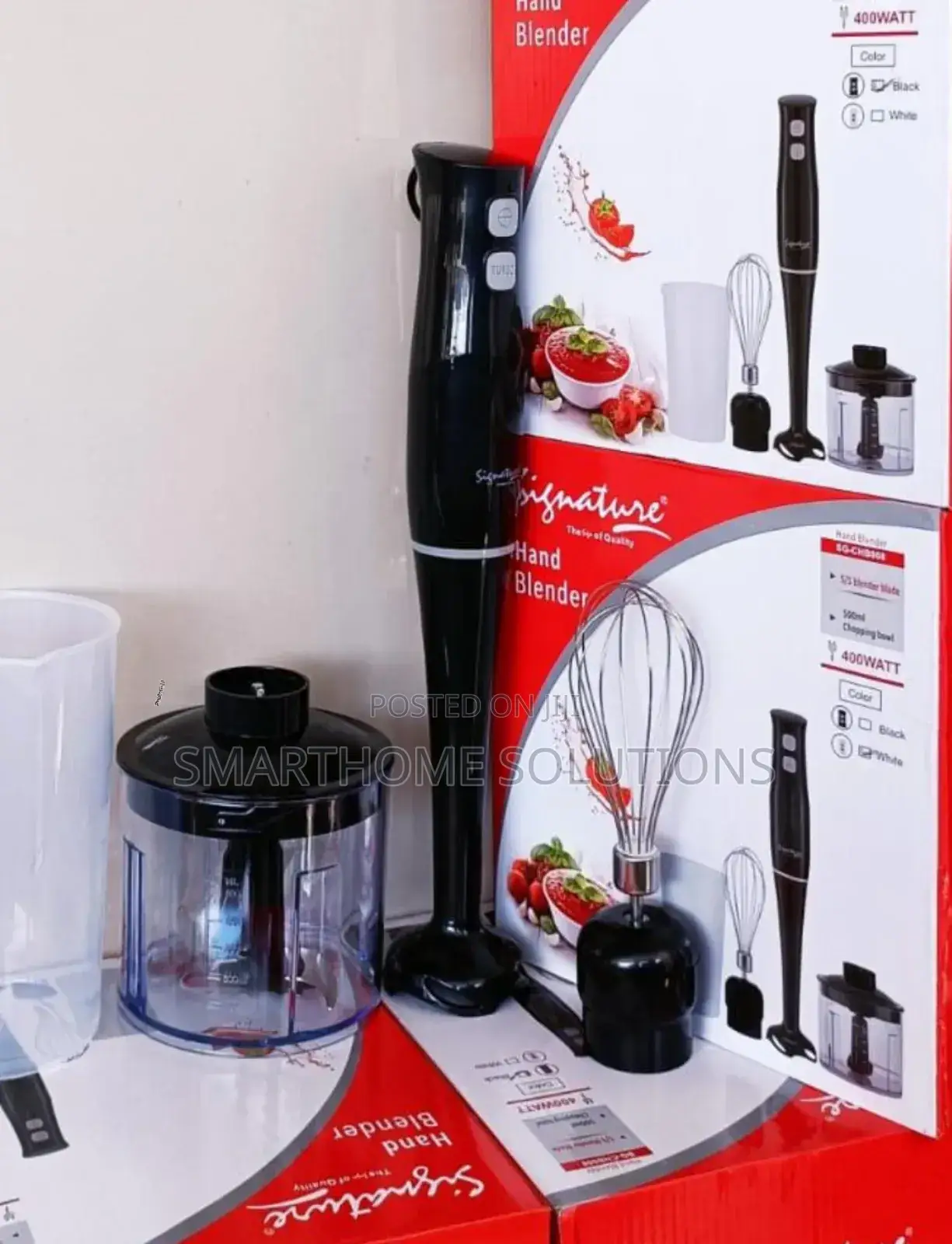 400w Black Signature 4 in 1 Hand Blender Sb/4