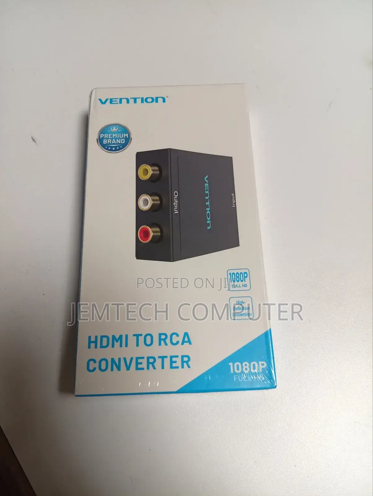Vention Hdmi to Rca Converter Black Metal Type 1080p FHD
