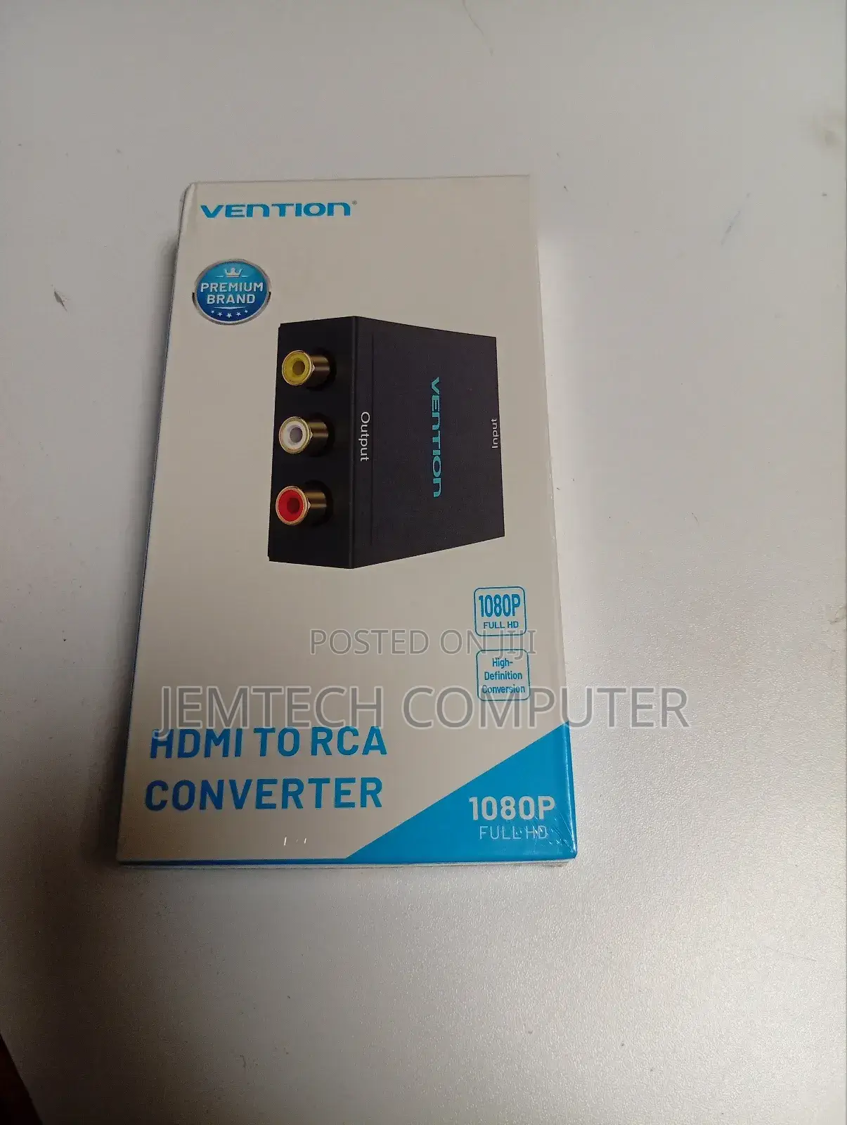 Vention Hdmi to Rca Converter Black Metal Type 1080p FHD