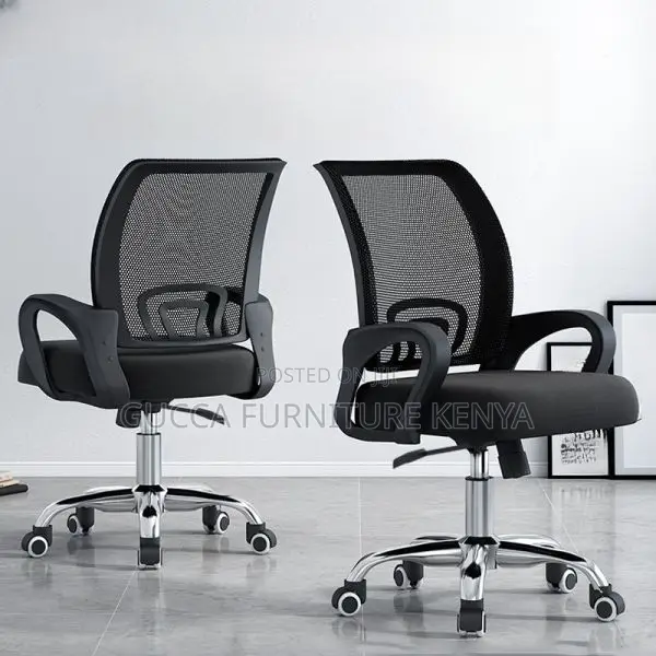 Office Chairs: Clerical Mid Office Chairs With Cushion