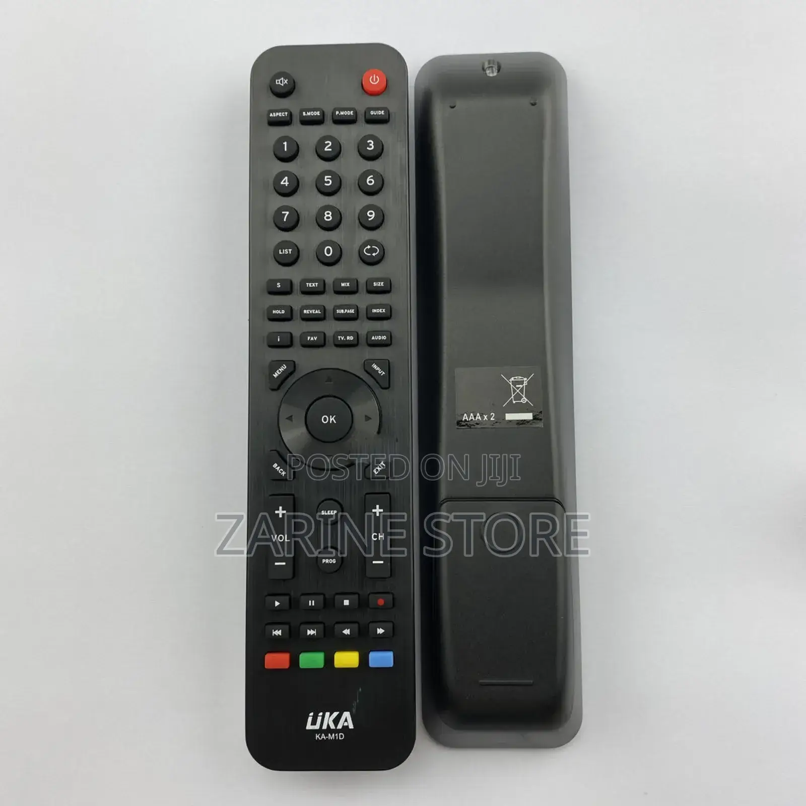 Uka Digital Tv Remote Control Which Uses Triple a Batteries