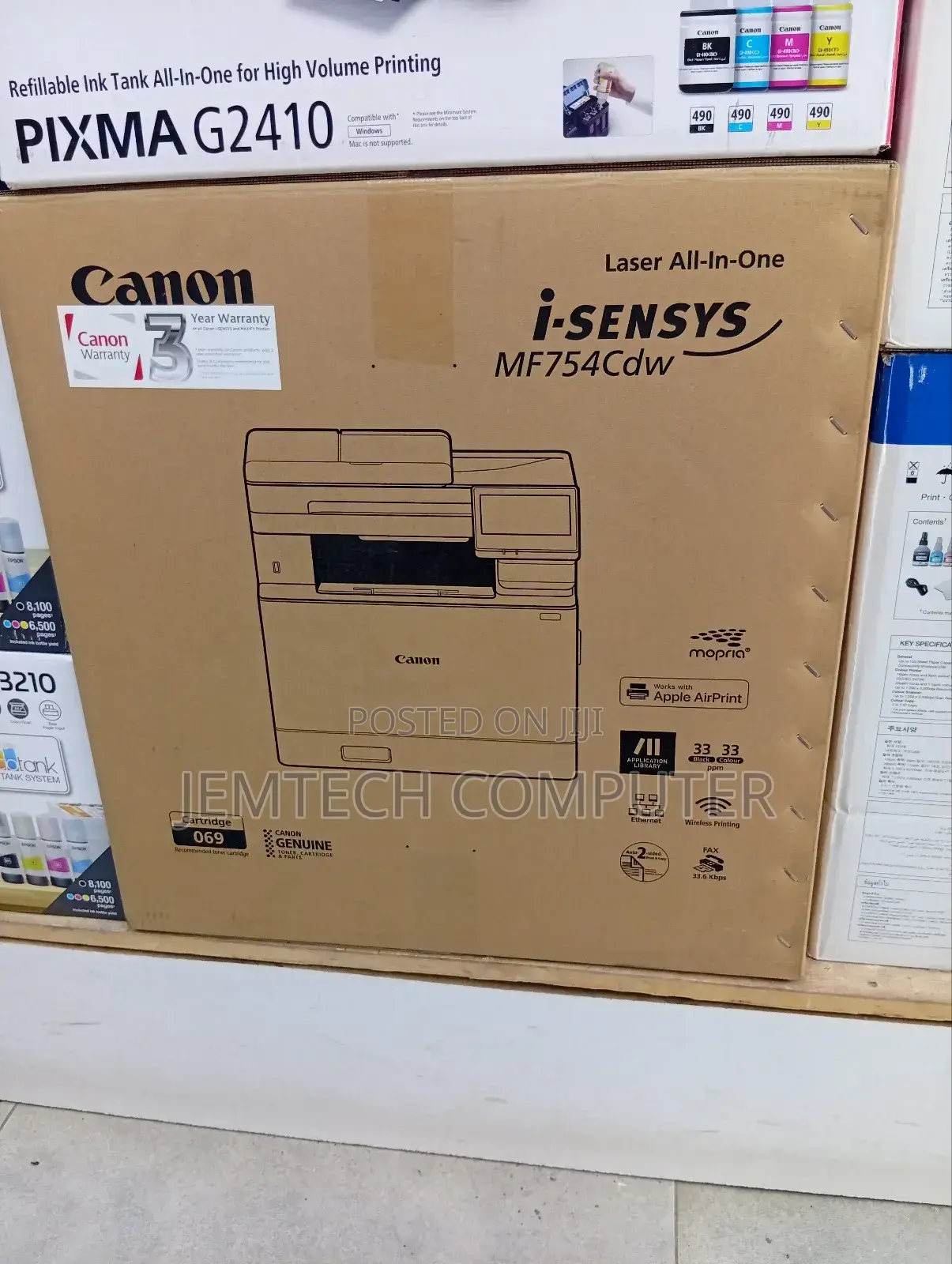 Mf754cdw Canon I-Sensys Mf754cdw Laser Printer