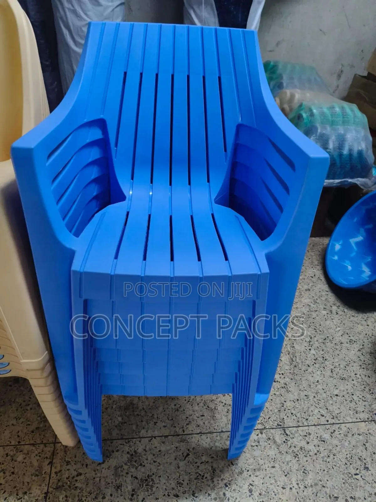 Adix Blue High Back Chair