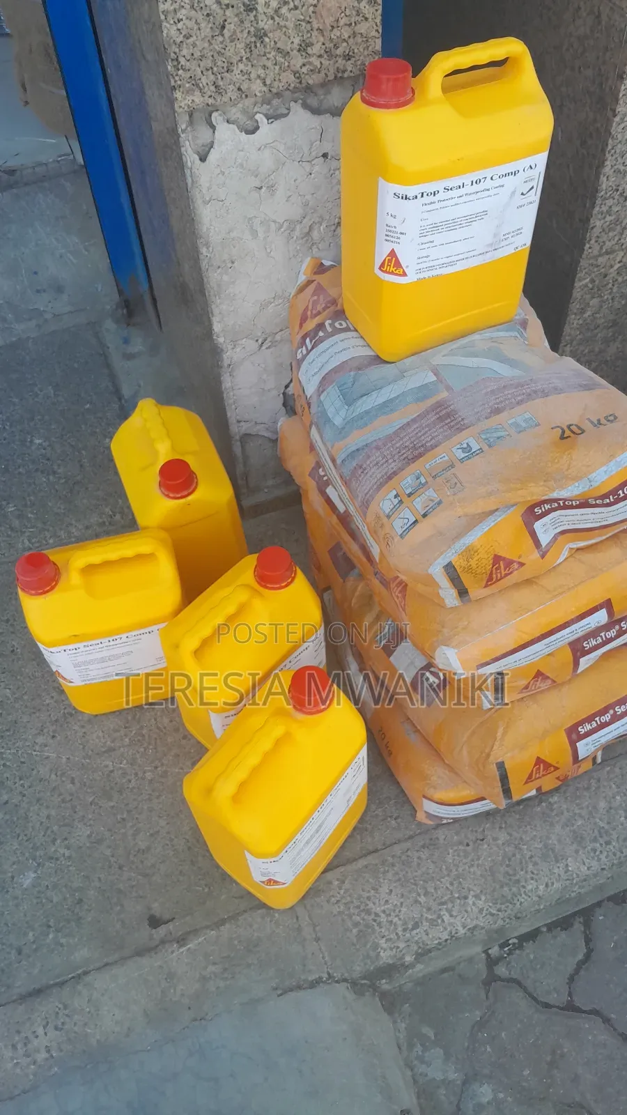 Sikatopseal  107 A 20kg+B 5kg(Grey) Waterproofing  Cement