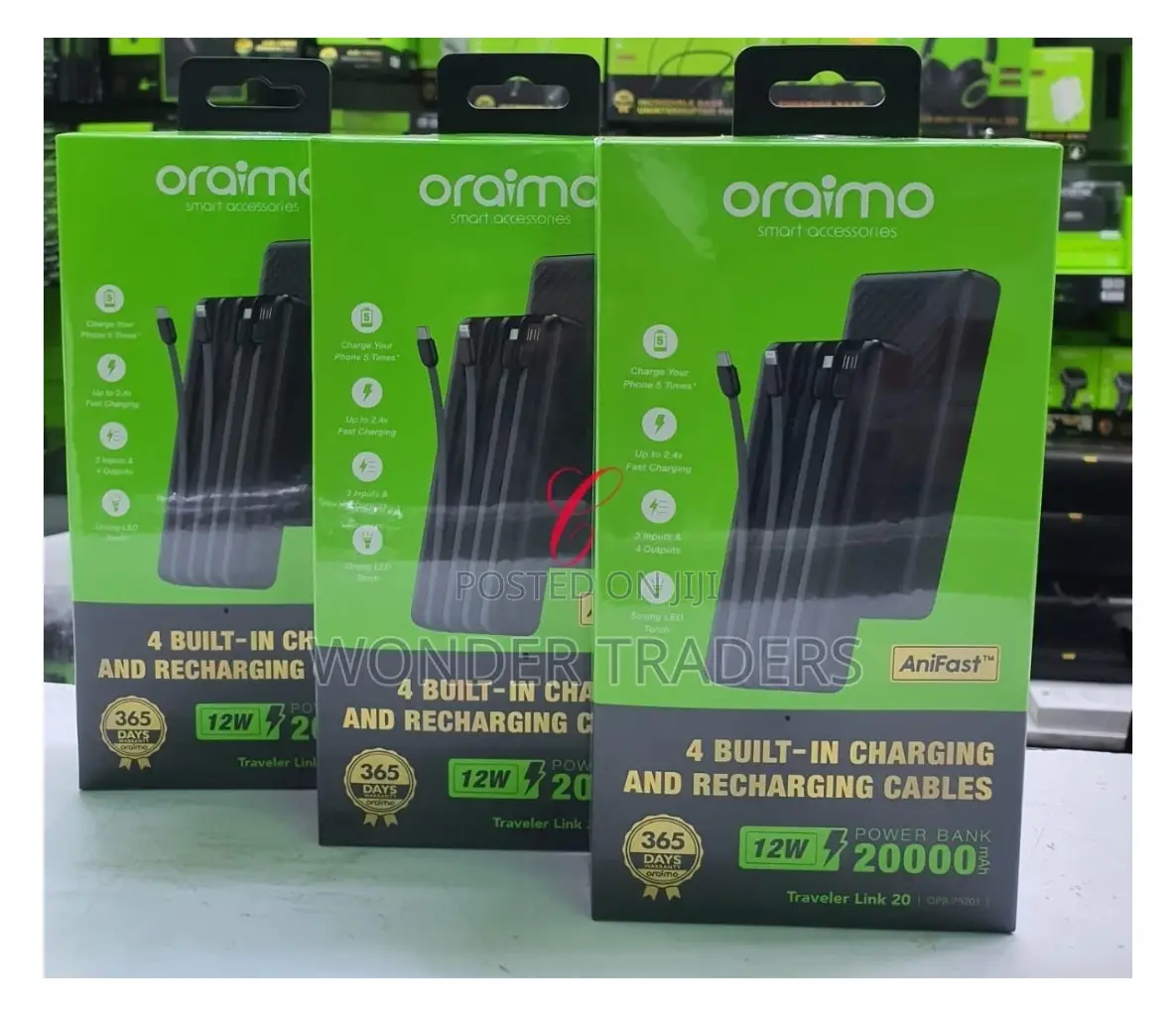 *Restocked*
Oraimo Traveler Link 20 Opb-P5201 20,000mah