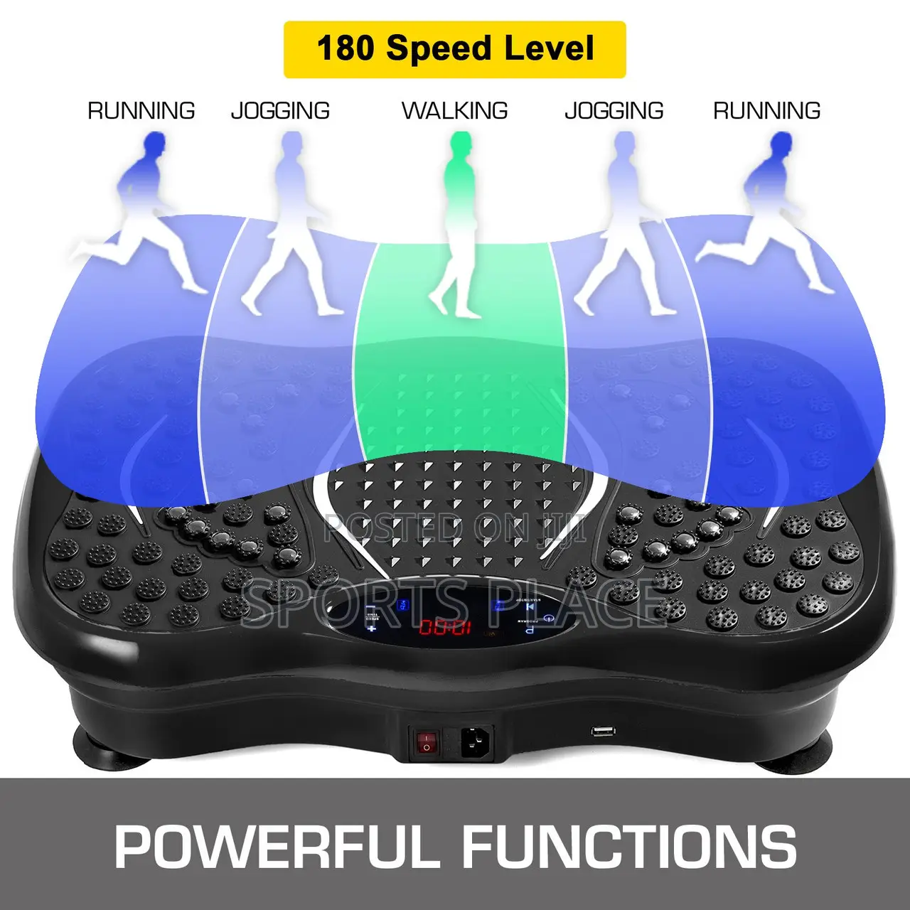 Vibration Plate Exercise Machine for Weight Loss With Resist