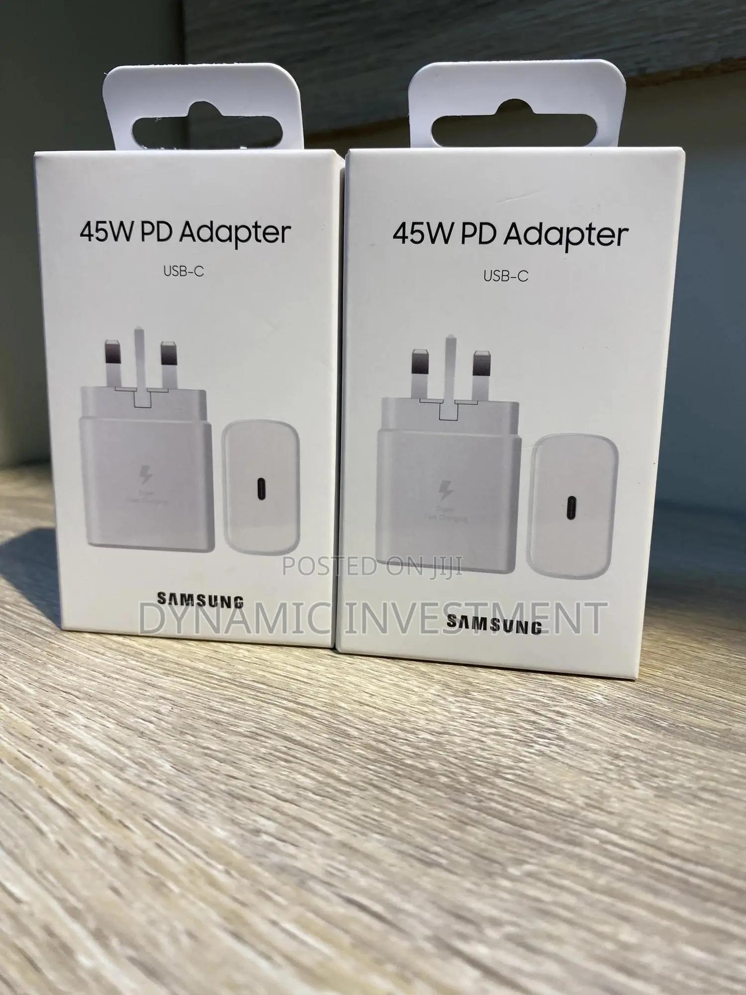 Samsung Original 45w Charger Adapter Usb-C Pd Uk Plug-White