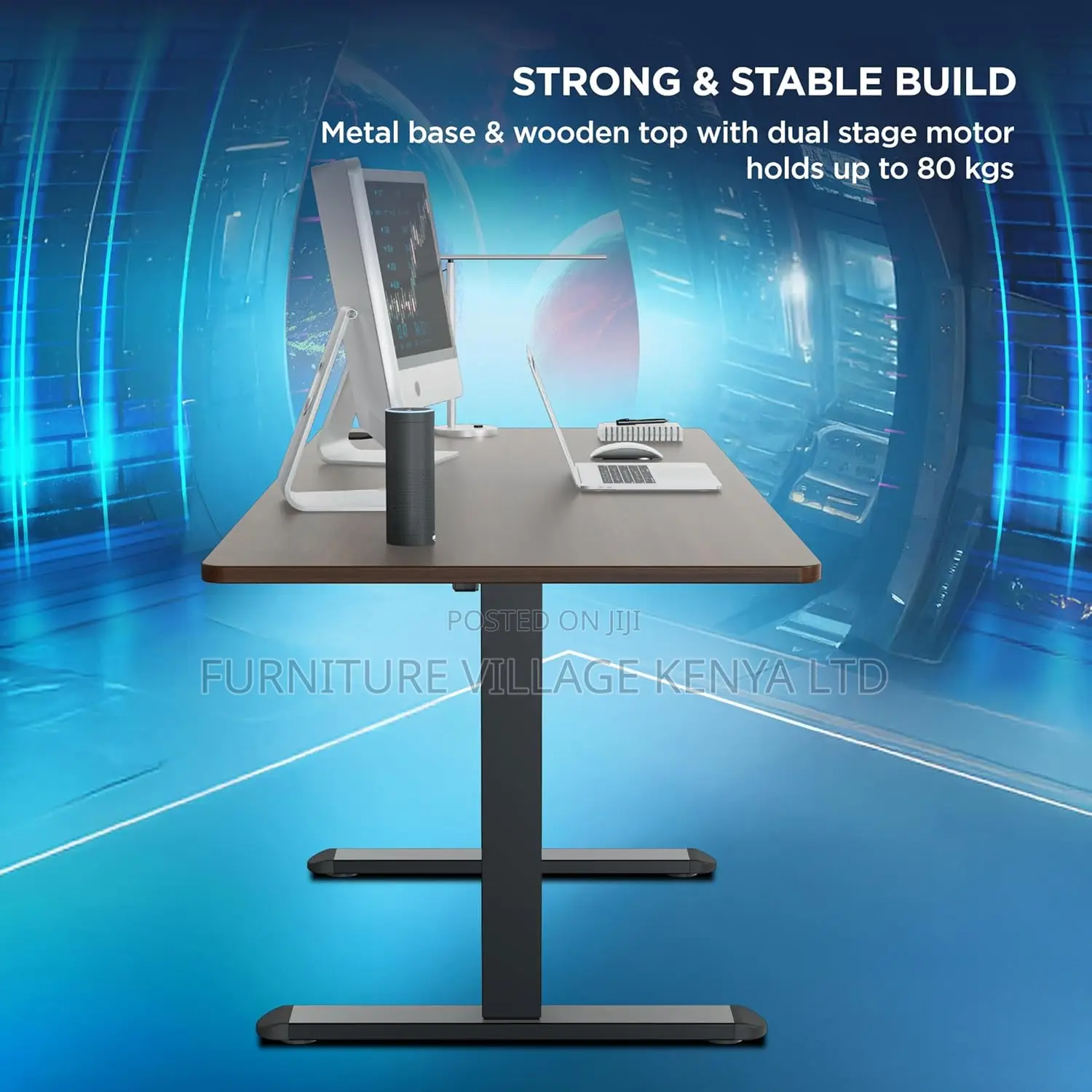 Electric Height Adjustable Desk for Laptop