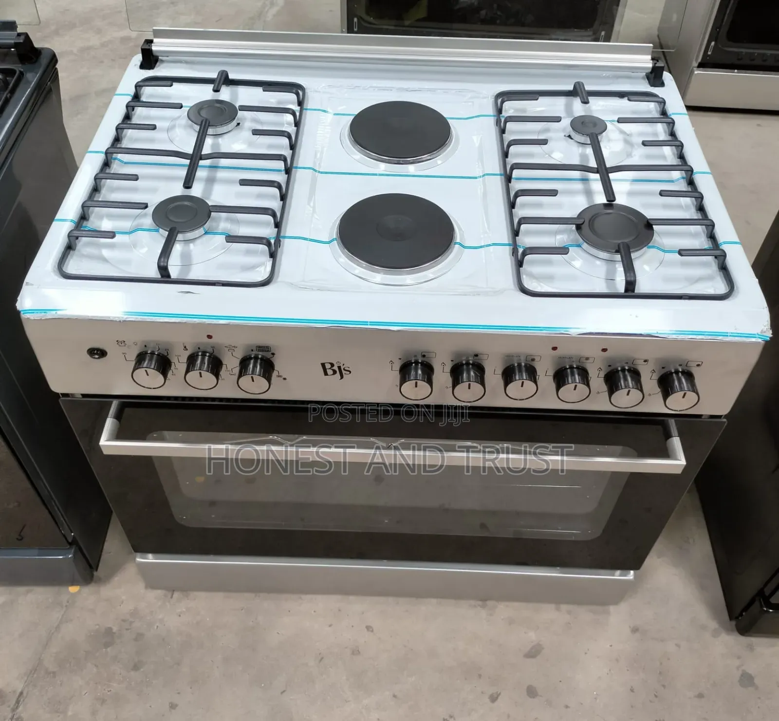 BJS 60x90 4+2 Hot Plate Gas Cooker, W/ Turbo Fan, Oven