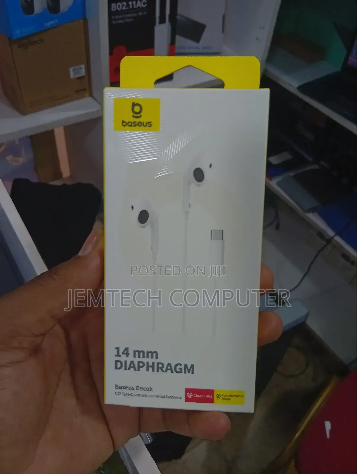Baseus Encok Type-C Lateral in-Ear Wired Earphone C17
